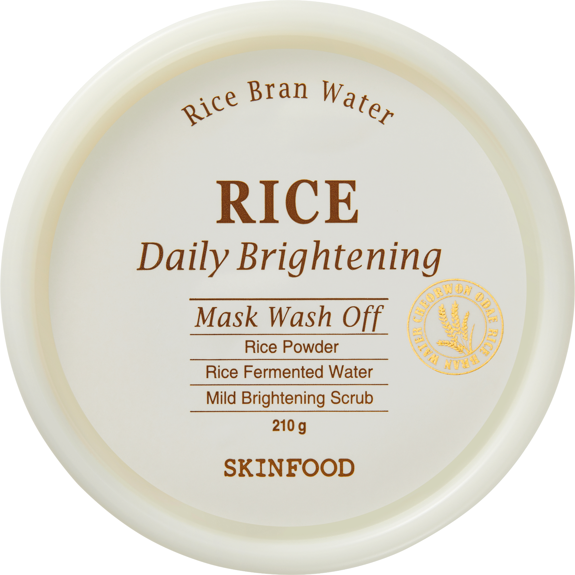 Mascarilla Facial Skinfood Rice Daily Brightening V2 210gr