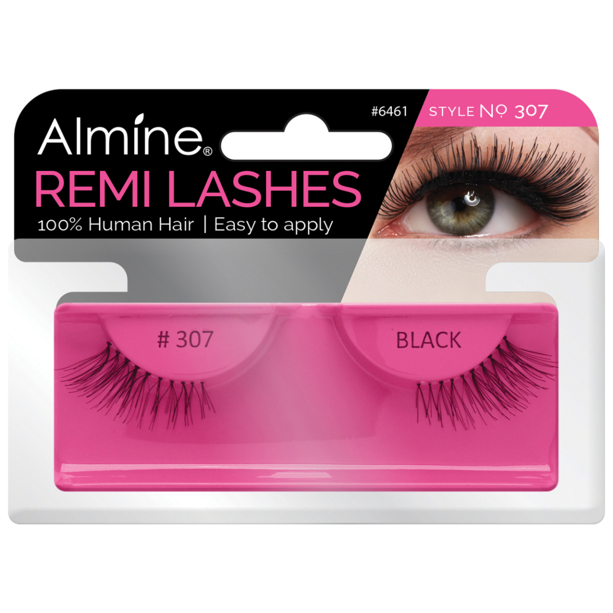 Pestañas Postizas Almine Black Remi Human Hair Style 307