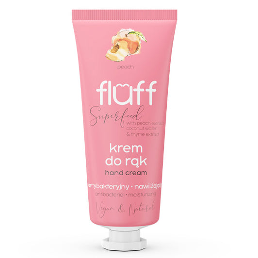 Crema De Manos Fluff Antibacterial Peach 50ml