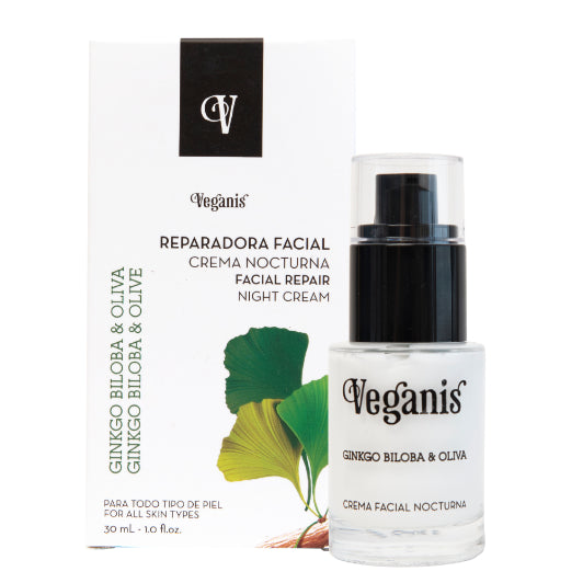 Crema Facial Veganis Reparadora De Noche 30ml