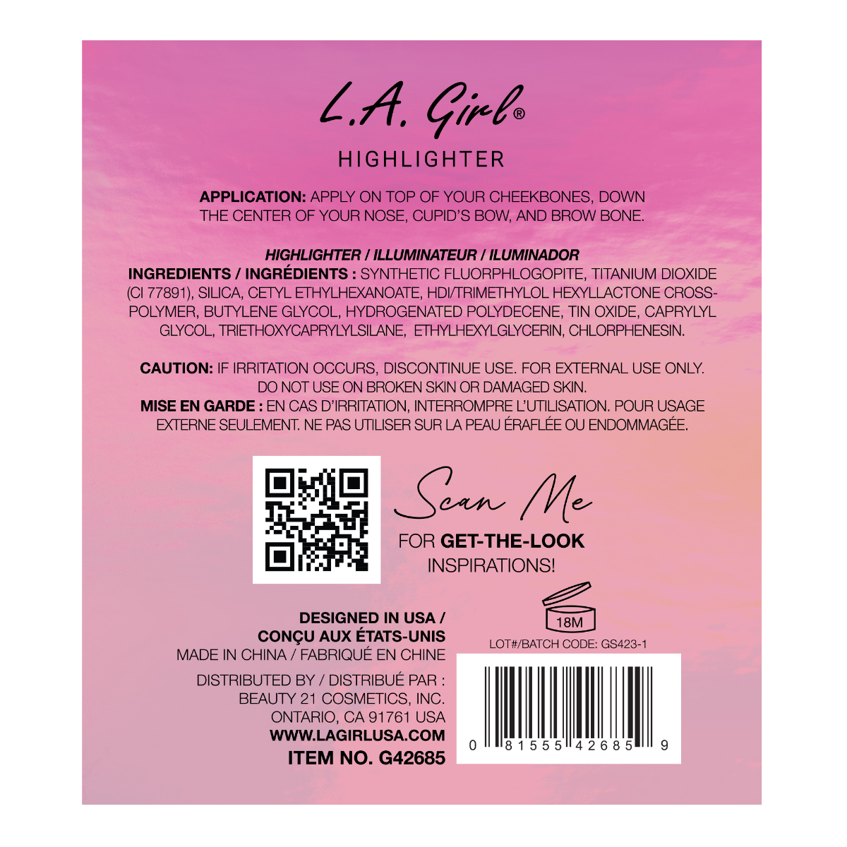 Iluminador L.A. Girl Beauphoria